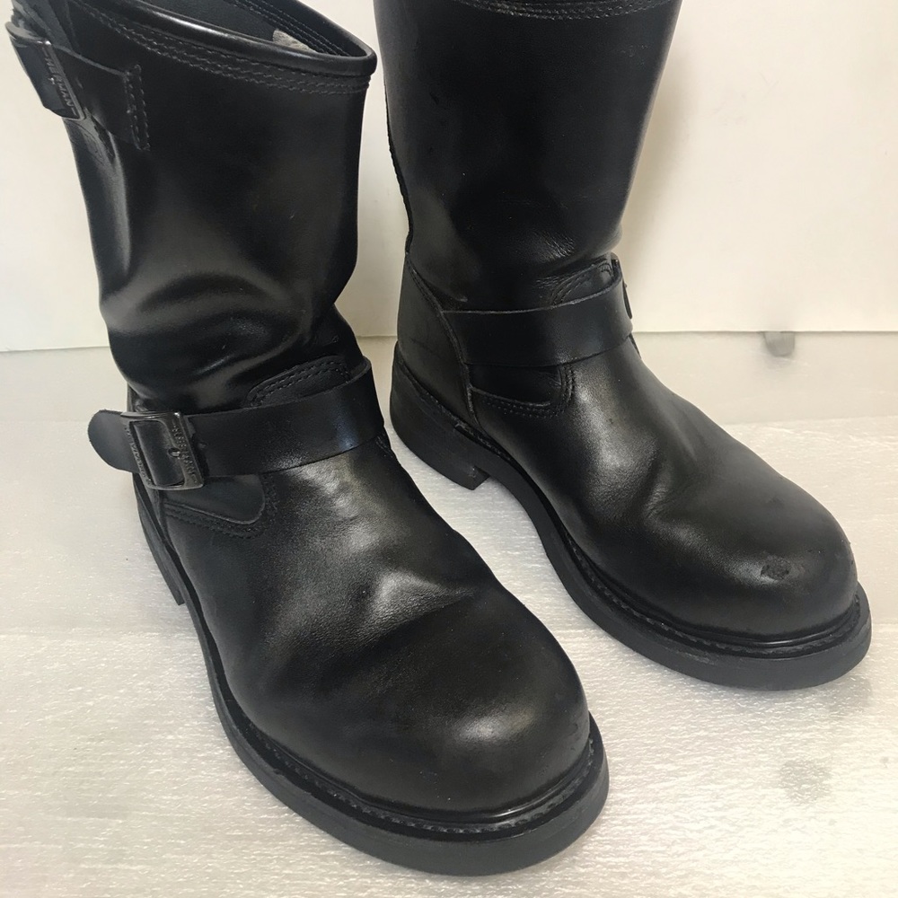 Leather Steel Toe Workboots sz 7.5